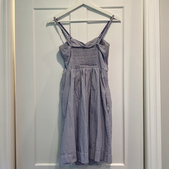 Blue and white striped corset dress. - Picture 2 of 2